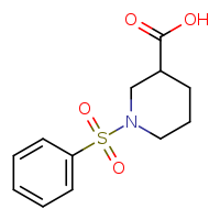 1-(benzenesulfonyl)piperidine-3-carboxylic acid