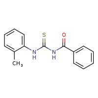 1-benzoyl-3-(2-methylphenyl)thiourea