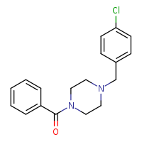 1-benzoyl-4-[(4-chlorophenyl)methyl]piperazine