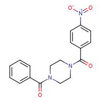 1-benzoyl-4-(4-nitrobenzoyl)piperazine
