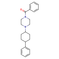 1-benzoyl-4-(4-phenylcyclohexyl)piperazine