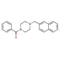 1-benzoyl-4-(naphthalen-2-ylmethyl)piperazine