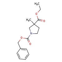1-benzyl 3-ethyl 3-methylpyrrolidine-1,3-dicarboxylate