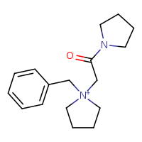 1-benzyl-1-[2-oxo-2-(pyrrolidin-1-yl)ethyl]pyrrolidin-1-ium