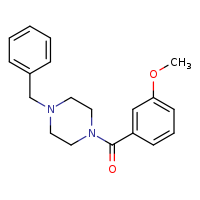 1-benzyl-4-(3-methoxybenzoyl)piperazine
