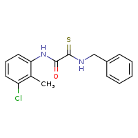 1-(benzylcarbamothioyl)-N-(3-chloro-2-methylphenyl)formamide
