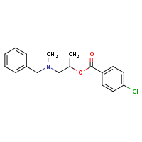 1-[benzyl(methyl)amino]propan-2-yl 4-chlorobenzoate