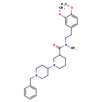 1'-benzyl-N-[2-(3,4-dimethoxyphenyl)ethyl]-N-methyl-[1,4'-bipiperidine]-3-carboxamide