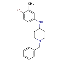 1-benzyl-N-(4-bromo-3-methylphenyl)piperidin-4-amine