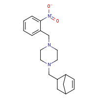 1-{bicyclo[2.2.1]hept-5-en-2-ylmethyl}-4-[(2-nitrophenyl)methyl]piperazine