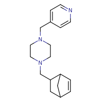 1-{bicyclo[2.2.1]hept-5-en-2-ylmethyl}-4-(pyridin-4-ylmethyl)piperazine
