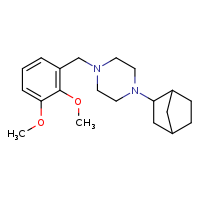 1-{bicyclo[2.2.1]heptan-2-yl}-4-[(2,3-dimethoxyphenyl)methyl]piperazine