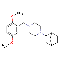 1-{bicyclo[2.2.1]heptan-2-yl}-4-[(2,5-dimethoxyphenyl)methyl]piperazine