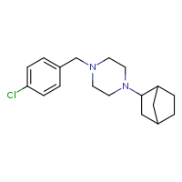 1-{bicyclo[2.2.1]heptan-2-yl}-4-[(4-chlorophenyl)methyl]piperazine