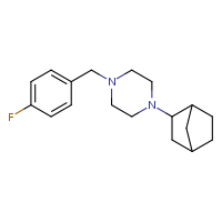 1-{bicyclo[2.2.1]heptan-2-yl}-4-[(4-fluorophenyl)methyl]piperazine
