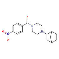 1-{bicyclo[2.2.1]heptan-2-yl}-4-(4-nitrobenzoyl)piperazine