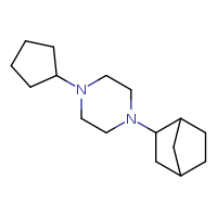 1-{bicyclo[2.2.1]heptan-2-yl}-4-cyclopentylpiperazine