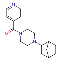 1-{bicyclo[2.2.1]heptan-2-yl}-4-(pyridine-4-carbonyl)piperazine