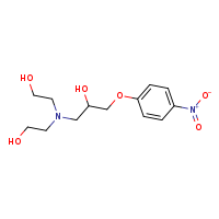 1-[bis(2-hydroxyethyl)amino]-3-(4-nitrophenoxy)propan-2-ol