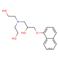 1-[bis(2-hydroxyethyl)amino]-3-(naphthalen-1-yloxy)propan-2-ol