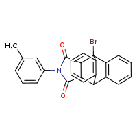 1-bromo-17-(3-methylphenyl)-17-azapentacyclo[6.6.5.0²,?.0?,¹?.0¹?,¹?]nonadeca-2(7),3,5,9(14),10,12-hexaene-16,18-dione