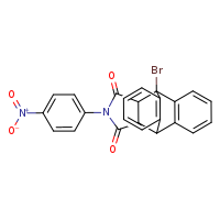 1-bromo-17-(4-nitrophenyl)-17-azapentacyclo[6.6.5.0²,?.0?,¹?.0¹?,¹?]nonadeca-2(7),3,5,9(14),10,12-hexaene-16,18-dione