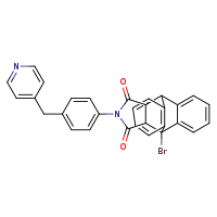 1-bromo-17-{4-[(pyridin-4-yl)methyl]phenyl}-17-azapentacyclo[6.6.5.0²,?.0?,¹?.0¹?,¹?]nonadeca-2,4,6,9(14),10,12-hexaene-16,18-dione