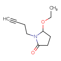 1-(but-3-yn-1-yl)-5-ethoxypyrrolidin-2-one