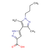 1'-butyl-3',5'-dimethyl-2H-[3,4'-bipyrazole]-5-carboxylic acid