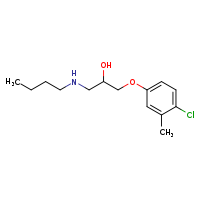 1-(butylamino)-3-(4-chloro-3-methylphenoxy)propan-2-ol