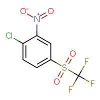 1-chloro-2-nitro-4-trifluoromethanesulfonylbenzene