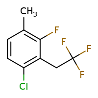 1-chloro-3-fluoro-4-methyl-2-(2,2,2-trifluoroethyl)benzene