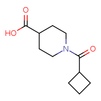 1-cyclobutanecarbonylpiperidine-4-carboxylic acid