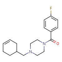 1-(cyclohex-3-en-1-ylmethyl)-4-(4-fluorobenzoyl)piperazine