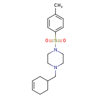 1-(cyclohex-3-en-1-ylmethyl)-4-(4-methylbenzenesulfonyl)piperazine