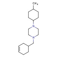 1-(cyclohex-3-en-1-ylmethyl)-4-(4-methylcyclohexyl)piperazine