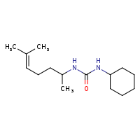 1-cyclohexyl-3-(6-methylhept-5-en-2-yl)urea