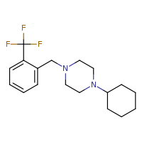 1-cyclohexyl-4-{[2-(trifluoromethyl)phenyl]methyl}piperazine
