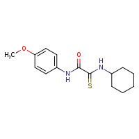1-(cyclohexylcarbamothioyl)-N-(4-methoxyphenyl)formamide
