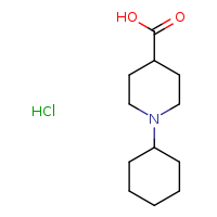 1-cyclohexylpiperidine-4-carboxylic acid hydrochloride