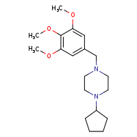 1-cyclopentyl-4-[(3,4,5-trimethoxyphenyl)methyl]piperazine