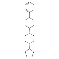 1-cyclopentyl-4-(4-phenylcyclohexyl)piperazine