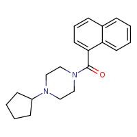 1-cyclopentyl-4-(naphthalene-1-carbonyl)piperazine