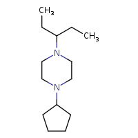 1-cyclopentyl-4-(pentan-3-yl)piperazine