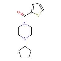 1-cyclopentyl-4-(thiophene-2-carbonyl)piperazine