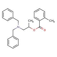 1-(dibenzylamino)propan-2-yl 2-methylbenzoate