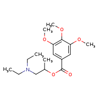 1-(diethylamino)propan-2-yl 3,4,5-trimethoxybenzoate