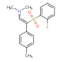 [(1E)-2-(2-fluorobenzenesulfonyl)-2-(4-methylphenyl)ethenyl]dimethylamine