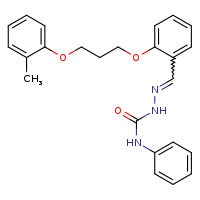 1-[(E)-({2-[3-(2-methylphenoxy)propoxy]phenyl}methylidene)amino]-3-phenylurea