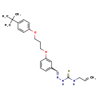 1-[(E)-({3-[3-(4-tert-butylphenoxy)propoxy]phenyl}methylidene)amino]-3-(prop-2-en-1-yl)thiourea